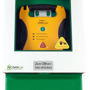 DefibCab Defibrillator Schutzschrank Außenbereich unverriegelt
