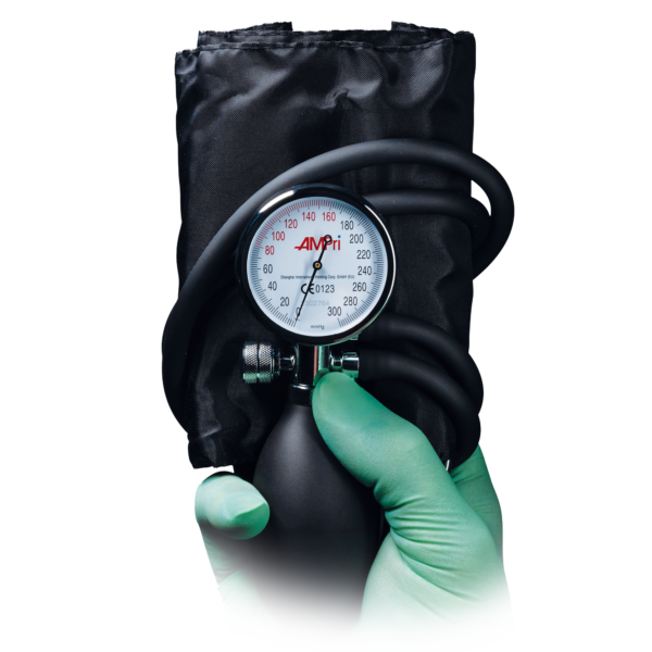 Blutdruckmanschette Blutdruckmessgerät Schwarz – Med-Comfort 2-Schlauch