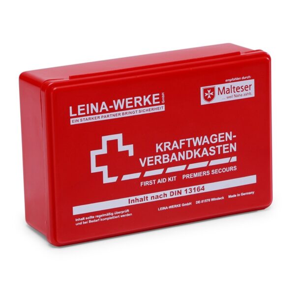 KFZ-Verbandkasten PKW - Rot DIN 13164:2022