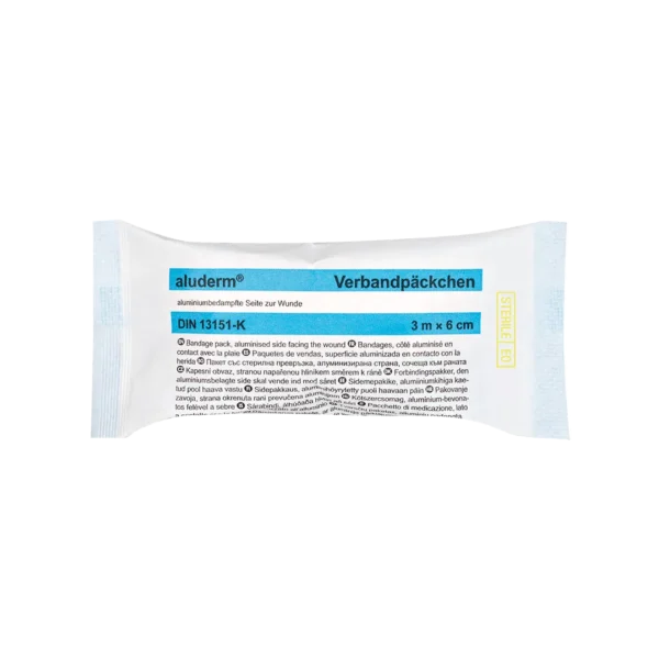 aluderm® Verbandpäckchen klein 3 m x 6 cm