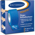ACTIOMEDIC Finger Schnellverband, 5 cm x 7 m, blau
