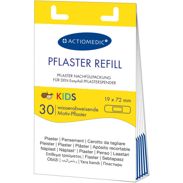 EasyAid Refill Strips 19 x 72 mm KIDS – Pflaster-Nachfüllpack für Kinder