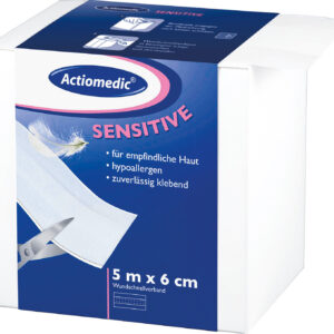ACTIOMEDIC SENSITIVE Wundschnellverband, 5 m x 6 cm