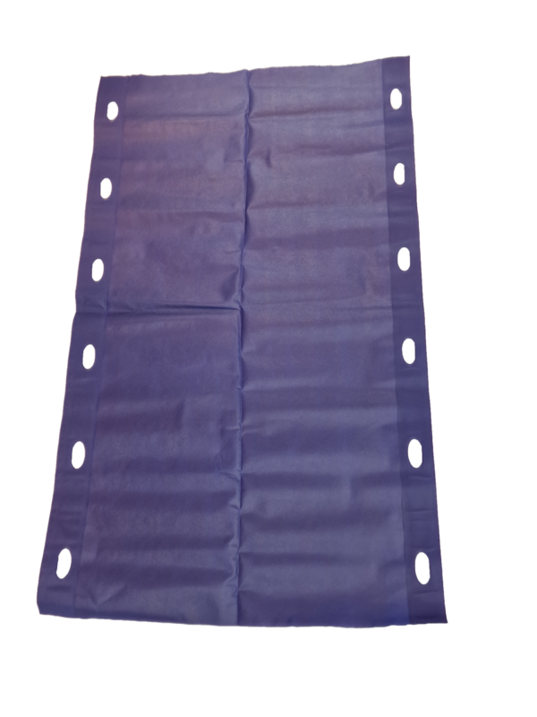 Einmal Transfer-Unterlage 195x115 cm 12 Griffe Patientenlaken blau 44 St./Karton
