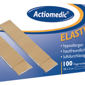 ACTIOMEDIC ELASTIC Fingerverband, 18 x 2 cm, Pack à 100 Stück