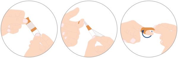 ACTIOMEDIC ELASTIC Fingerverband, 18 x 2 cm, Pack à 100 Stück
