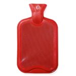 Wärmflasche ratiomed Doppellamelle Rot 1,6 L