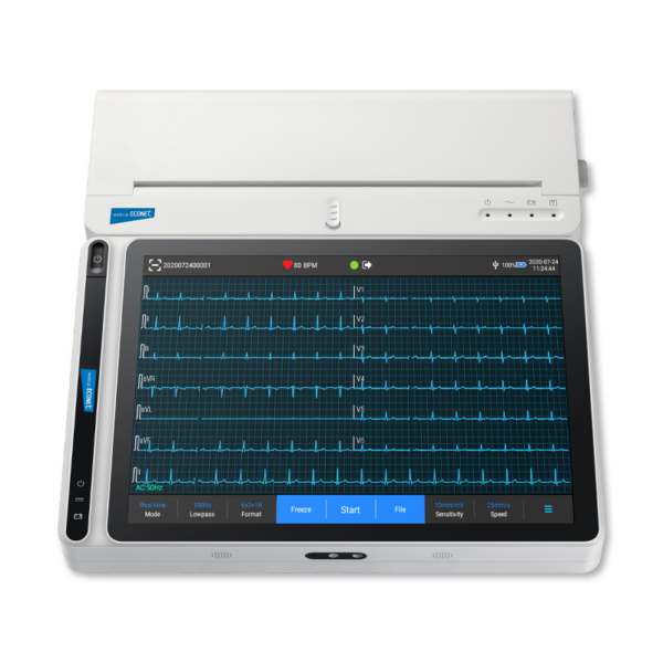 Tablet-EKG mit 10,1" Touch-Display und Dockingstation CARDIO M-PAD 10