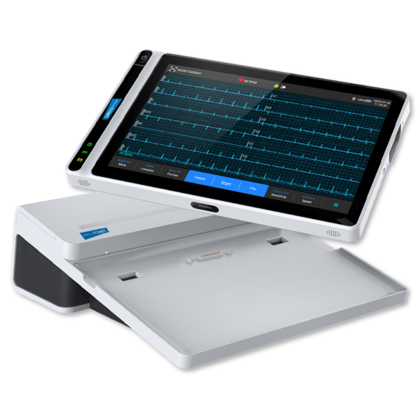 Tablet-EKG mit 10,1" Touch-Display und Dockingstation CARDIO M-PAD 10