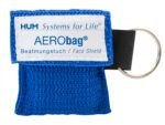 10 Stück - AERObag® – Beatmungstuch, Beatmungshilfe, Notfallbeatmungstuch, CPR Key