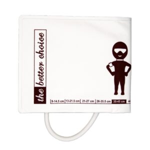 NiBP-Einweg-Manschette, 1-Schlauch, Erw. groß 35-45 cm, mit Adapter