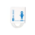 NiBP-Einweg-Manschette, 2-Schlauch, Erw. klein 21-27 cm, mit Adapter