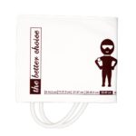 NiBP-Einweg-Manschette, 2-Schlauch, Erw. groß 35-45 cm, mit Adapter