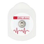 EKG-Notfall-Elektrode, stark klebend, Liquid Gel, 36 x 51 mm, rot, 1.200 Stück