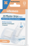 Lifemed® Pflaster-Strips „Aqua“ – transparent, wasserfest (20 Stück, 2 Größen)