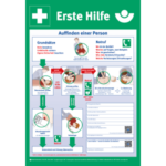 Aushang Erste Hilfe nach DGUV Information 204-001, PVC, 410x590 mm