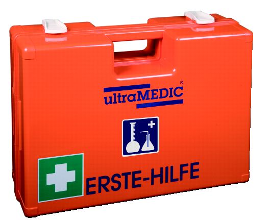 Erste-Hilfe-Koffer CHEMIE mit Spezialfüllung