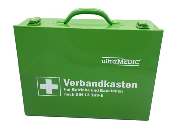 Betriebsverbandkasten ultraWORKS I aus Metall – DIN 13169:2021