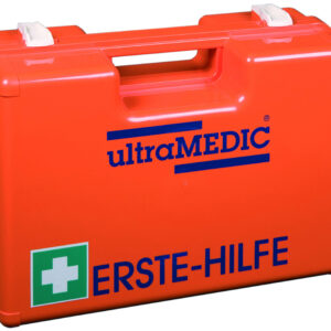 Erste-Hilfe-Koffer ultraBOX BASIC mit Wandhalterung – DIN 13157:2021