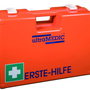 Erste-Hilfe-Koffer ultraBOX SELECT mit Wandhalterung – DIN 13169:2021