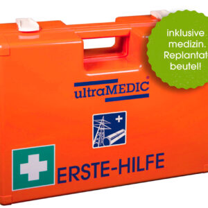 Erste-Hilfe-Koffer ENERGIE mit Spezialfüllung inkl. med. Replantatbeutel