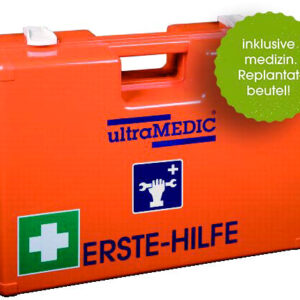Erste-Hilfe-Koffer WERKSTATT mit Spezialfüllung inkl. med. Replantatbeutel