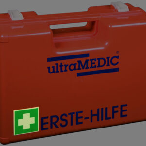 Erste-Hilfe-Koffer ultraBOX SELECT BRIGHT mit Wandhalterung; Füllung DIN 13169:2021