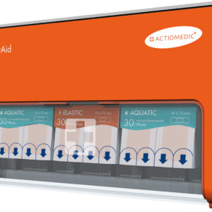 EasyAid Pflasterspender mit Füllung Standard I – Wandspender inkl. 90 Pflasterstrips