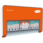 EasyAid Pflasterspender mit Füllung Standard I – Wandspender inkl. 90 Pflasterstrips